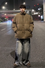 外景冬季加厚面包服男复古百搭宽松保暖棉衣立领外套MF00381/P90，男装棉衣，电商B316