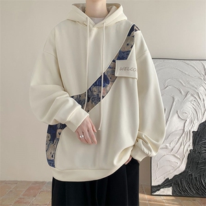 秋季现货  拼接连帽高品质百搭卫衣 A059-WY7868-P45控68图片