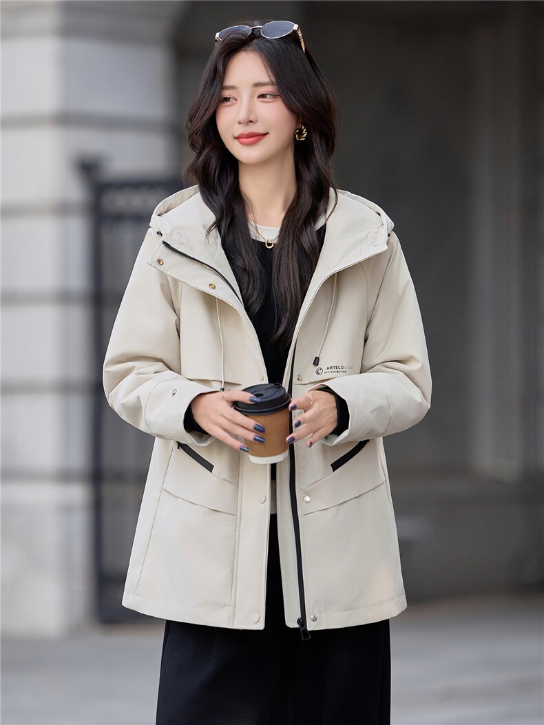 现货2025年冬季新款夹棉保暖棉衣中长款派克服,女装棉衣/棉服,悦祺