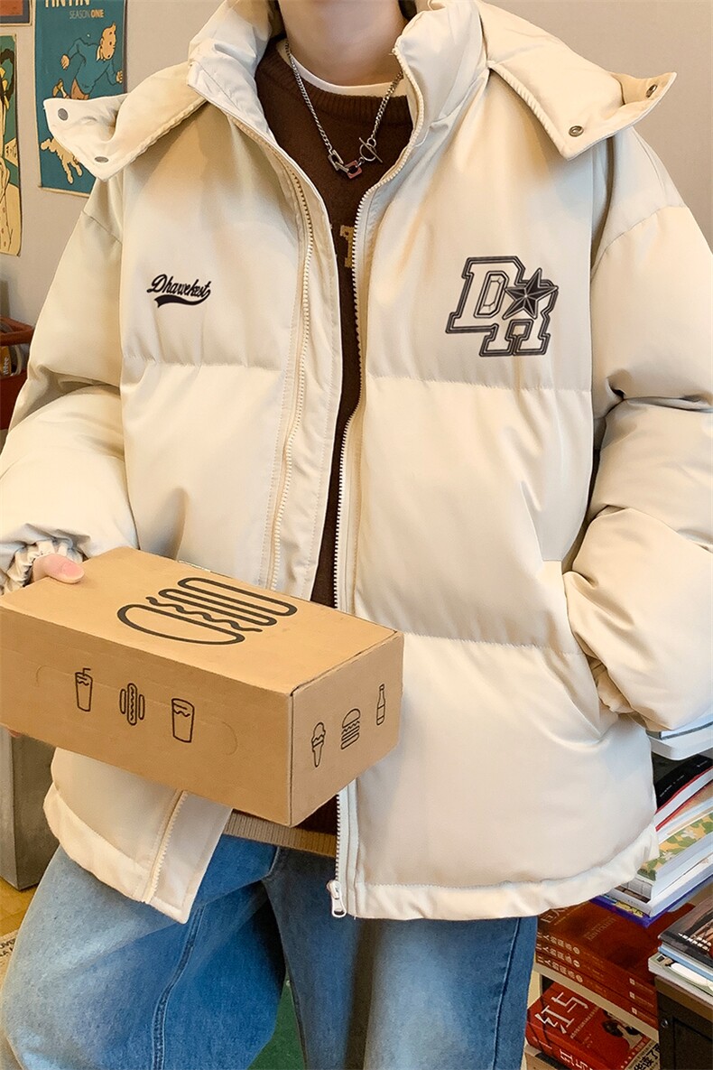 冬季港风韩版宽松加棉加厚连帽冲锋衣棉衣棉服MY6206P115控158,男装夹克,电商A268A