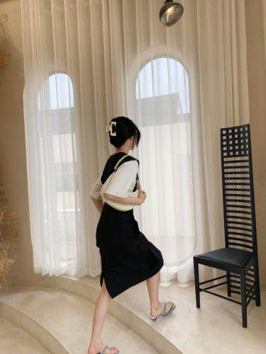 波浪连衣裙，女装连衣裙，HE