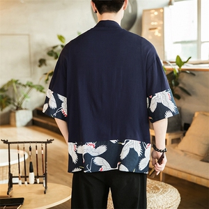 夏 大码风港风外套防晒服开衫薄款道袍披风汉服情侣 F11/P60图片