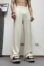 复古港风直筒西装裤男ins高街设计感小众直筒垂感休闲裤XK302-P50，男装休闲裤，电商A178