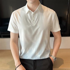 直播抖音商城韩版数码印花POLO衫冰丝弹力T恤T05310B-1P45，男装T恤，星座310B-1