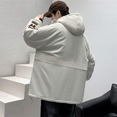 冬上新加棉加厚棉服港风保暖连帽棉衣外套男女8321-P110控价158，男装棉衣，电商A441-1