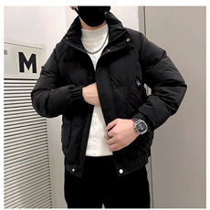 冬男免洗羽绒棉外套保暖棉袄潮流美式青年时尚百搭棉衣TT611P88，男装棉衣，星座1013-5