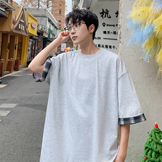 短袖男夏季新款港风宽松T恤上衣T8219-P25，男装T恤，星座214-3