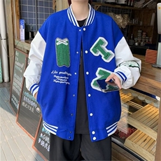 2023春秋季棒球服男美式ins潮牌外套百搭情侣款夹克W5484-P62，男装夹克，星座512-2