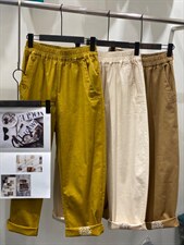 春季新款水洗纯萝卜裤，其它，月光水岸