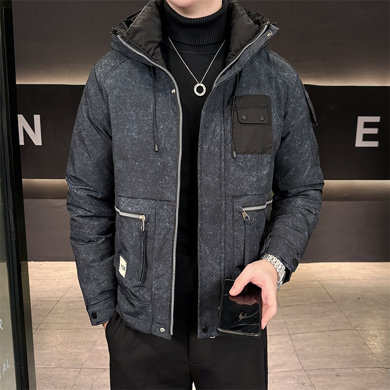 店主大棉衣冬季潮牌棉袄男短版型工装外套袄子8572-P148图片