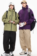 无影墙连帽冲锋衣情侣外套防风防水登山服夹克男JH-JK91-P43，男装夹克，星座717