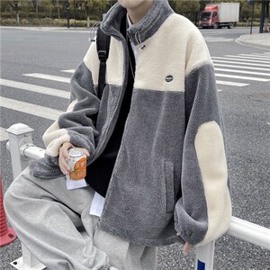 2021新款羊羔毛服港风日系休闲百搭时尚学生保暖外套 W2269-P60图片