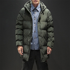 2021新款男士中长款棉衣加厚韩版棉服冬天保暖棉袄外套DS216T，男装棉衣，电商A102