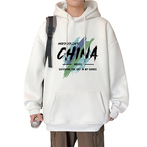 CM139连帽卫衣重磅纯棉大码外套图片