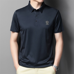POLO衫男士短袖t恤翻领2023夏季新款潮牌休闲商务男装上衣图片