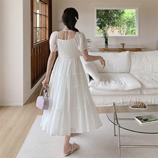 新款，白色连衣裙B081-4728-P135-K198，女装连衣裙，浙宝276（原081）