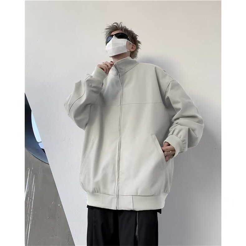 外套男春秋新款设计感小众高街潮牌宽松上衣休闲工装夹克Y6609,男装夹克,星座1116A-1（原606A）