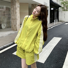 新品大货时尚防晒衣套装A2536-P145-K220，女装防晒衣，2C261