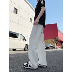 XK462-P38夏季新款西裤前腿内拼片微喇休闲裤，男装休闲裤，电商A178