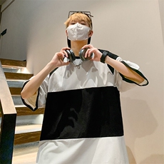 DF237-P35短袖t恤男生夏季2025新款春装潮流美式复古宽松半袖体恤，男装T恤，星座603-2