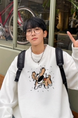 华夫格！华夫格上衣男圆领华夫格卫衣男大码长袖t恤男HY229-特P23，男装T恤，电商B367