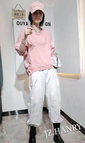 短袖卫衣，女装卫衣/绒衫，俊泽.哈妮