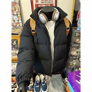 现货高品质美式高街冬季重磅三防羽绒棉衣男女加厚外套棉服冬,巴黎世家老爹鞋三代怎么搭配图片