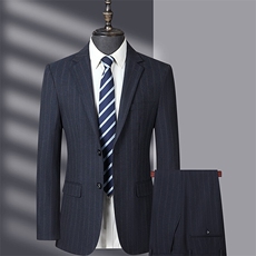 D9830男士春季新款西服礼服西装修身商务休闲男装两件套装，男装西服，电商B360