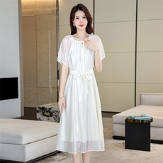 2025年春夏莱赛尔纤维(莱赛尔)天丝连衣裙，女装连衣裙，阳光伊恋