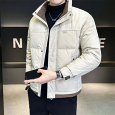 冬季羽绒服男立领轻薄款2025新款外套大货C317-Y8216-P165，男装羽绒服，电商C317