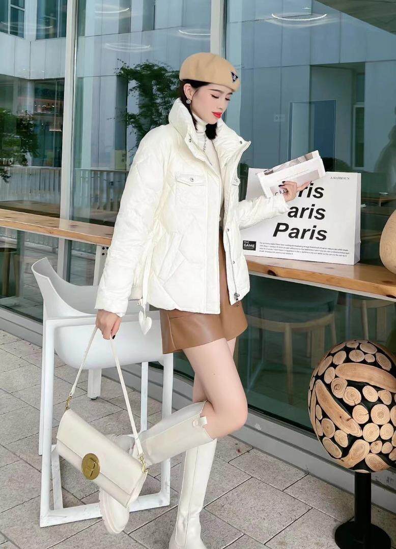 [现货]小香风羽绒服，，三色，四个尺码，女装羽绒服，依柏璐