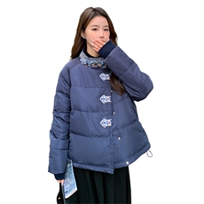 【现货】网红时尚高端白鸭绒羽绒服刺绣2C081-X939P220K298，女装羽绒服，2C081