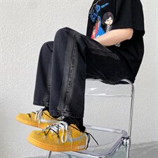 复古阔腿休闲牛仔裤男ins高街潮牌宽松直筒拖地长裤子N7227-p45,男装牛仔裤,星座1008