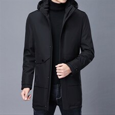 冬季厚款白鹅绒羽绒服脱卸帽外套中年爸爸装羽绒服SFT93828-P335,男装羽绒服,电商B212（原钱塘6029）