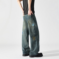 2025夏季复古牛仔裤，男装牛仔裤，星座506