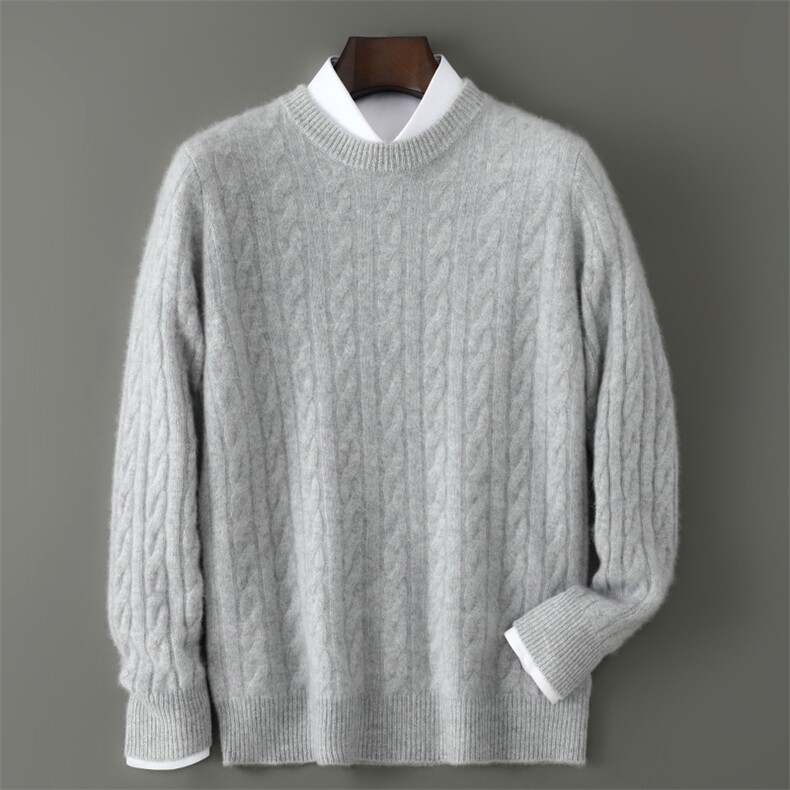 2025年秋季新款百搭男士长袖羊毛衫，男装羊毛衫，千国羊绒