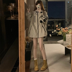 A100-P85秋季机能户外连帽冲锋衣夹克男女潮情侣登山服外套学生，男装夹克，星座911
