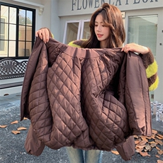 新款现货主推夹棉冲锋衣外套9918-P185-K268，女装短外套，2C129