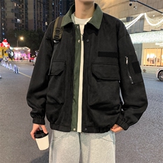 2026春款老钱风高品质麂皮绒猎装男夹克DSA157B-J2656-特P75，男装夹克，电商A157B