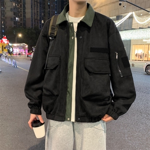 2026春款老钱风高品质麂皮绒猎装男夹克DSA157B-J2656-特P75图片