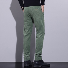 2025秋冬季灯芯绒男士休闲裤男中青年弹力直筒潮流长裤LK861-p40，男装休闲裤，星座224-1