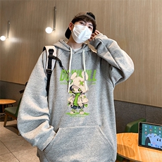 已注册港风得物直播抖音高品质男宽松连帽卫衣外套W5011P45控68，男装卫衣，电商C408(原B339-1)