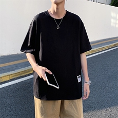 夏季新款港风印花T恤时尚百搭冰丝圆领T恤BS3102-P32，男装T恤，星座717