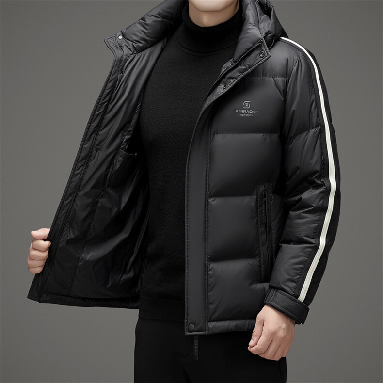 DAJ8833钱塘2020-2冬季百搭厚款时尚休闲中年男士羽绒服外套P300,男装羽绒服,钱塘207-2