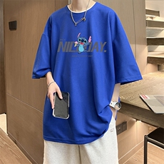 华夫格t恤男短袖男大码五分袖酒店风HT73173-P22，男装T恤，电商A040