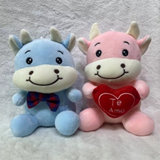 琦琳玩具 抱心牛--精品款