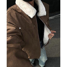 W8217P130控178高品质扎染皮毛棉服，男装棉衣，电商B205