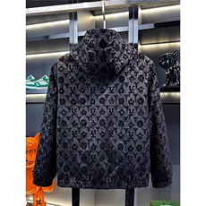 (网图)潮流提花徽章连帽高端轻奢高端棉服棉袄313B-JK5630-P115，男装棉衣，星座313B