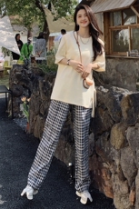 现货2022年夏季新品两件套套装，女装套装/套裙，菡迪欧娜