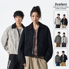 设计感外套男款2025秋季新款潮牌情侣宽松休闲夹克JS5622-P78，男装夹克，星座610（原A335）